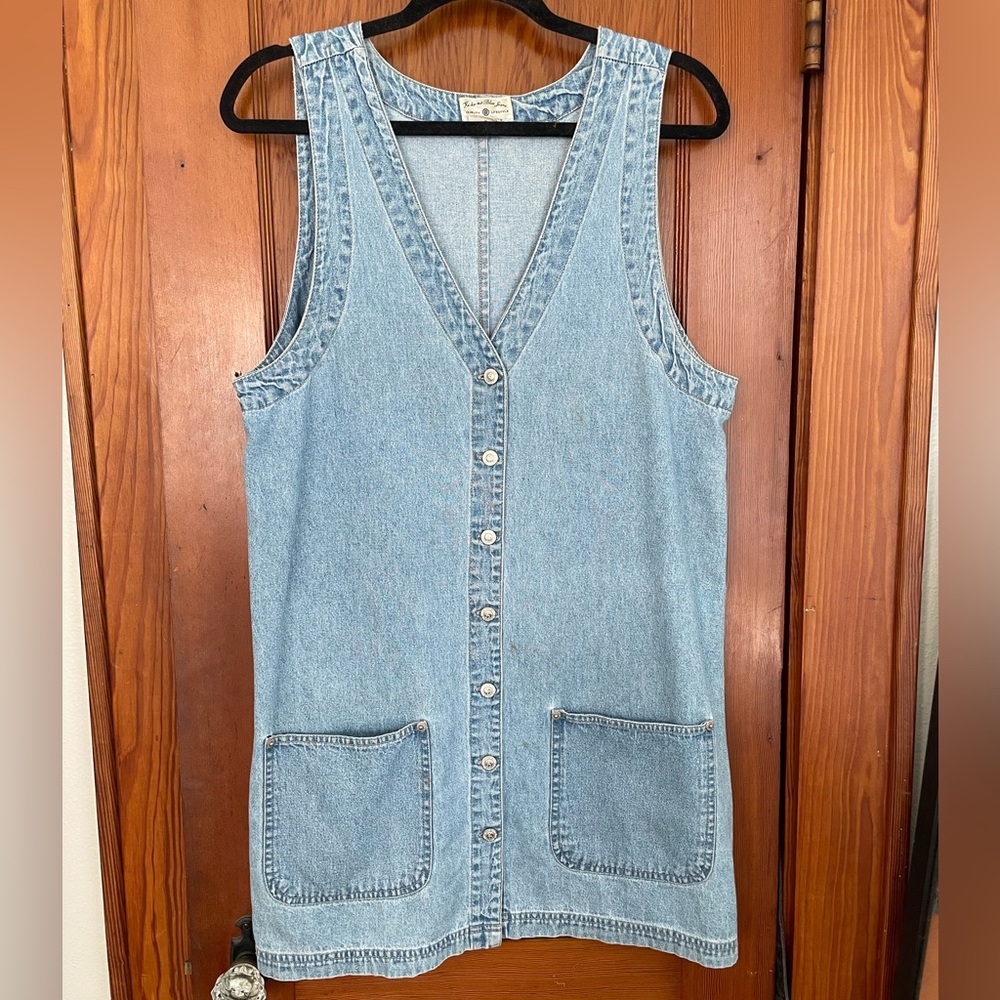 Vintage Denim Mini Dress